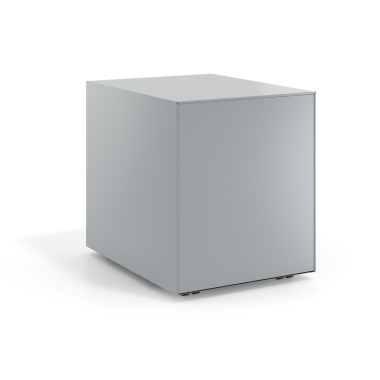 cassettiera da ufficio bianco struttura in alluminio metallo 6