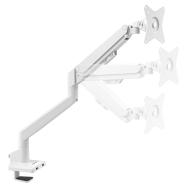 supporto per monitor bianco 1 schermo 1