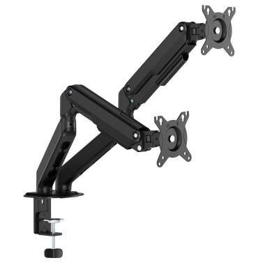 supporto per monitor nero 2 schermi 1