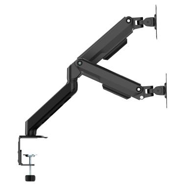 supporto per monitor nero 2 schermi 7