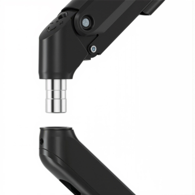 supporto per monitor nero 2 schermi 8