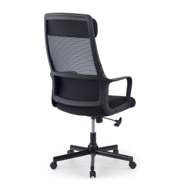 sedia smart working nero venus rete transpirante braccioli fissi supporto lombare poggiatesta 11
