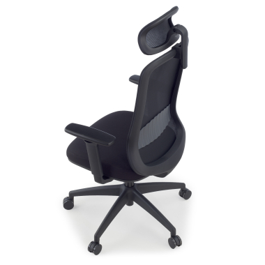 sedia smart working nero task rete transpirante braccioli regolabili 1d supporto lombare poggiatesta 12