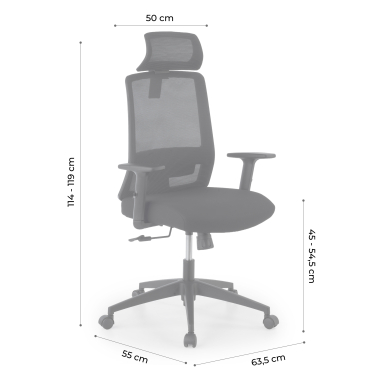 sedia smart working bianco grigio aria rete transpirante braccioli regolabili 1d supporto lombare poggiatesta 17