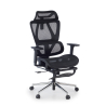Sedia da scrivania ergonomica Sion con poggiapiedi estraibile
