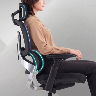 sedia ergonomica nero sedia ergonomica zenpro in alluminio rete transpirante braccioli regolabili 4d doppio supporto lombare poggiatesta 6