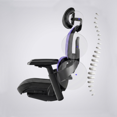 sedia ergonomica nero sedia ergonomica zenpro in alluminio rete transpirante braccioli regolabili 4d doppio supporto lombare poggiatesta 10