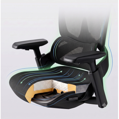 sedia ergonomica nero sedia ergonomica zenpro in alluminio rete transpirante braccioli regolabili 4d doppio supporto lombare poggiatesta 11