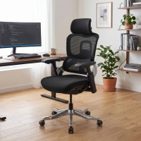Sedia ergonomica ortopedica ZenPro, doppio schienale, struttura in alluminio
