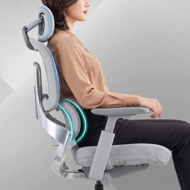 sedia ergonomica bianco grigio sedia ergonomica zenpro in alluminio rete transpirante braccioli regolabili 4d doppio supporto lombare poggiatesta 7