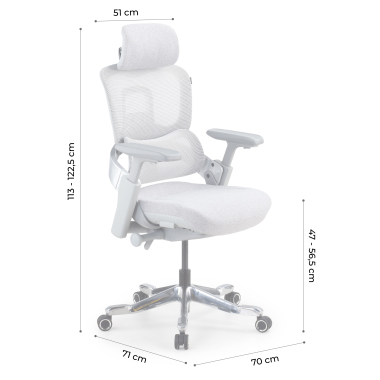 sedia ergonomica nero sedia ergonomica zenpro in alluminio rete transpirante braccioli regolabili 4d doppio supporto lombare poggiatesta 17