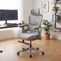 Sedia ergonomica ortopedica ZenPro, doppio schienale, struttura in alluminio