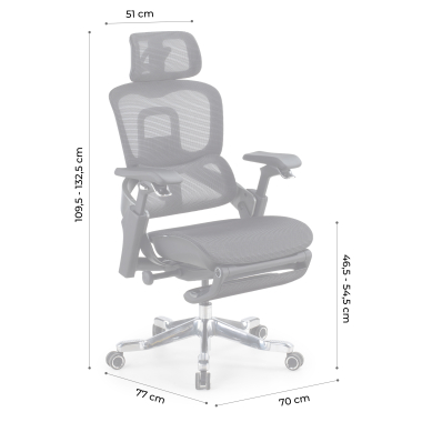 sedia ergonomica bianco grigio sedia ergonomica zenmax in alluminio poggiapiedi rete transpirante braccioli regolabili 4d doppio supporto lombare poggiatesta poggiapiedi estensibile 20