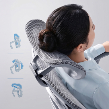 sedia ergonomica bianco grigio sedia ergonomica zenmax in alluminio poggiapiedi rete transpirante braccioli regolabili 4d doppio supporto lombare poggiatesta poggiapiedi estensibile 12