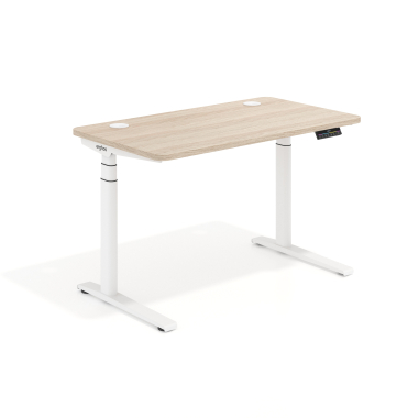 scrivania regolabile in altezza bianco flax oak erghos icon 1