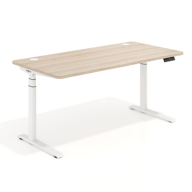 scrivania regolabile in altezza bianco flax oak erghos icon 1