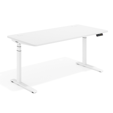 scrivania regolabile in altezza bianco warm white erghos icon 1