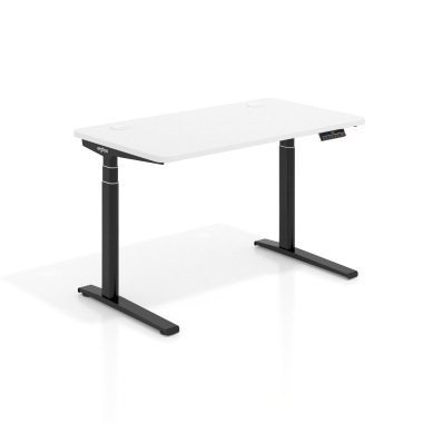 scrivania regolabile in altezza nero warm white erghos icon 1
