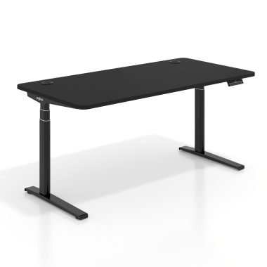 scrivania regolabile in altezza nero pure black erghos icon 1
