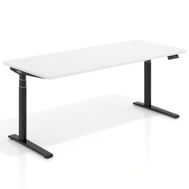 scrivania regolabile in altezza nero warm white erghos icon 1