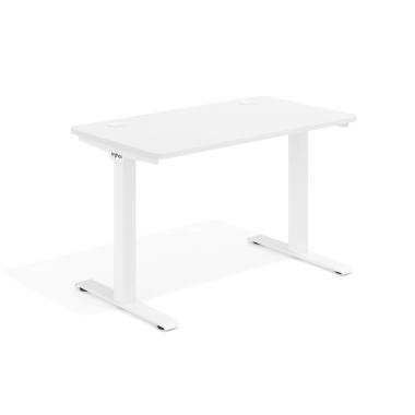 scrivania ufficio bianco warm white struttura bianca 1