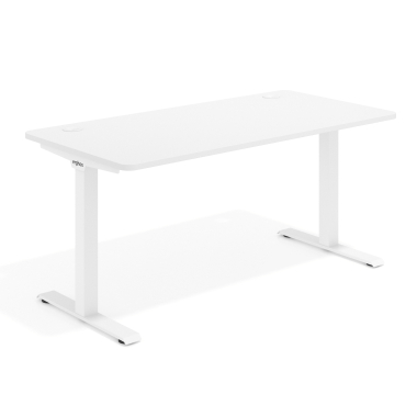 scrivania ufficio bianco warm white struttura bianca 1