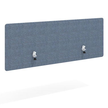 divisori da scrivania blu struttura in alluminio 3