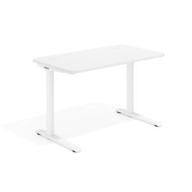 scrivania ufficio bianco warm white struttura bianca 1