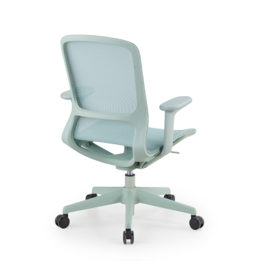 sedia ufficio di design verde muse rete transpirante braccioli regolabili 3d 7