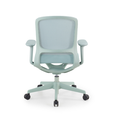 sedia ufficio di design verde muse rete transpirante braccioli regolabili 3d 6