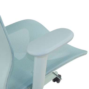sedia ufficio di design verde muse rete transpirante braccioli regolabili 3d 5