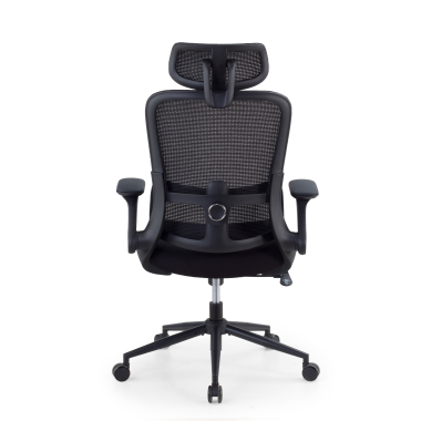 sedia ergonomica nero dexter rete transpirante braccioli ribaltabili supporto lombare poggiatesta 7