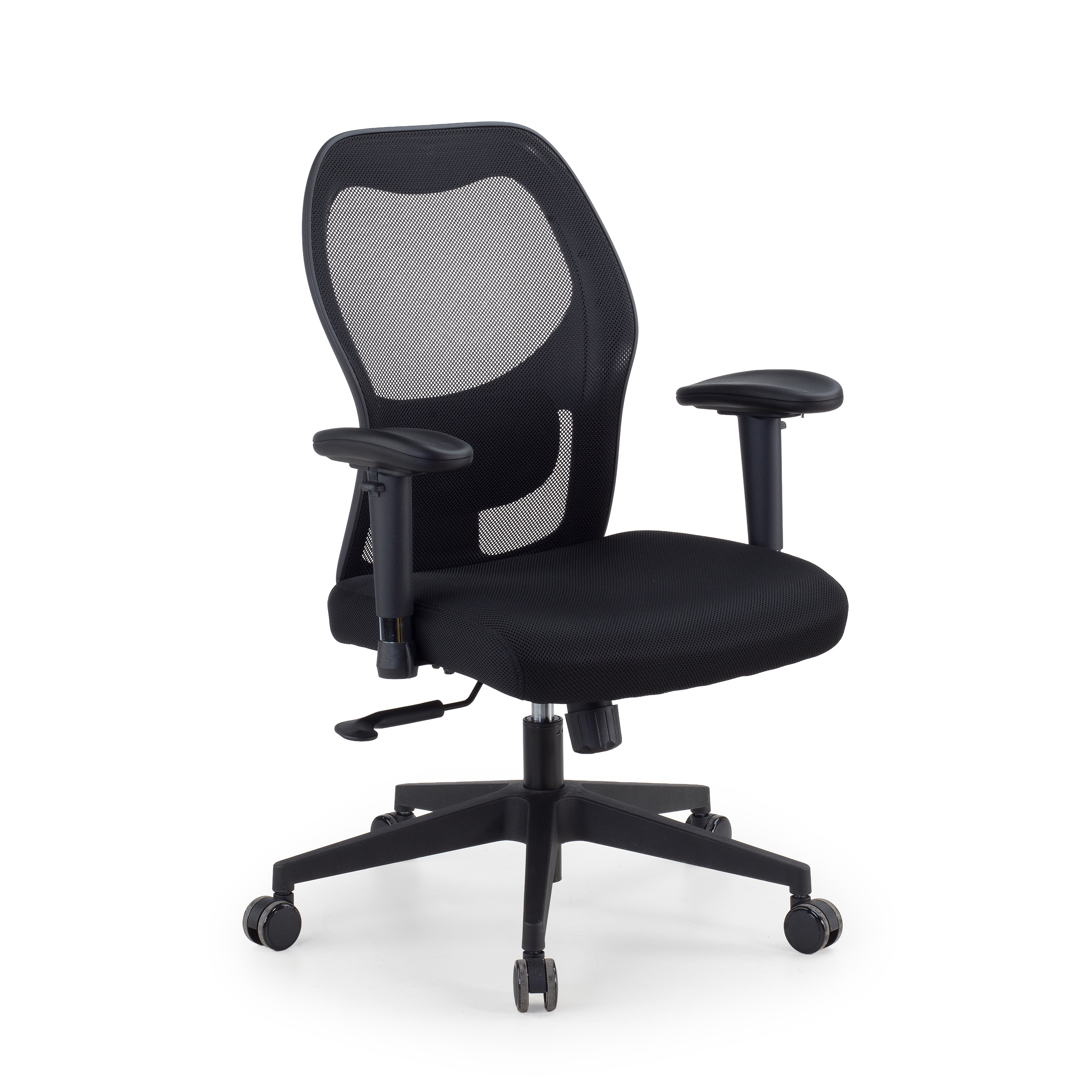 Sedia da ufficio ergonomica Sora con supporto lombare e braccioli 2D