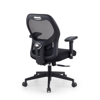 sedia smart working nero senza poggiatesta rete transpirante braccioli regolabili 2d supporto lombare 9