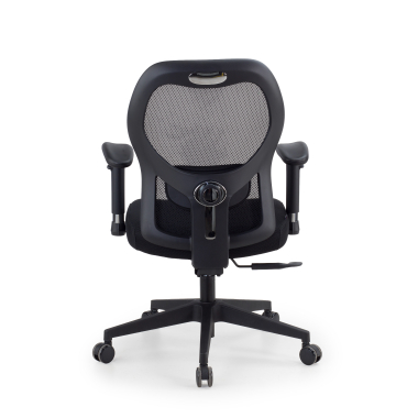 sedia smart working nero senza poggiatesta rete transpirante braccioli regolabili 2d supporto lombare 10