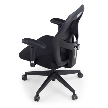 sedia smart working nero senza poggiatesta rete transpirante braccioli regolabili 2d supporto lombare 11