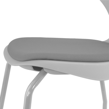 sedia con ribaltina grigio sedia con ruote di plastica senza braccioli 6
