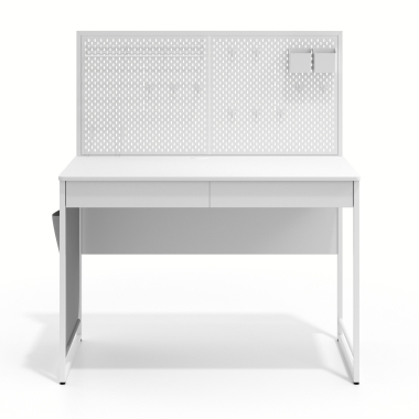 scrivania per computer bianco taskmaster 6