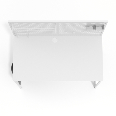 scrivania per computer bianco taskmaster 7