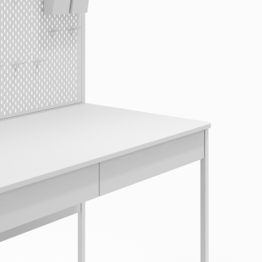 scrivania per computer bianco taskmaster 11
