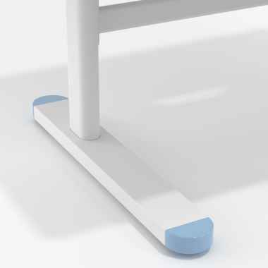 scrivania per adolescenti bianco blu ergokid 10