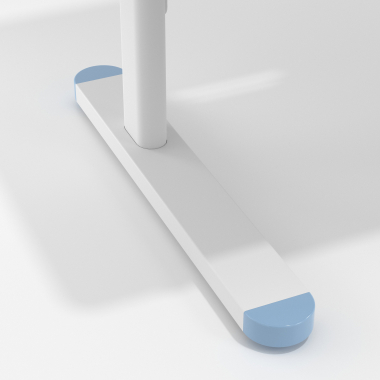 scrivania per adolescenti bianco blu ergokid 10