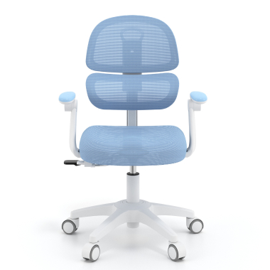 sedia scrivania per bambini blu smartfit tessuto braccioli regolabili 2d 4