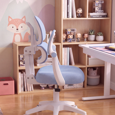 sedia scrivania per bambini blu smartfit tessuto braccioli regolabili 2d 8