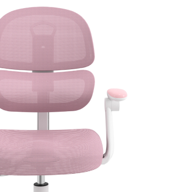 sedia scrivania per bambini rosa smartfit tessuto braccioli regolabili 2d 5