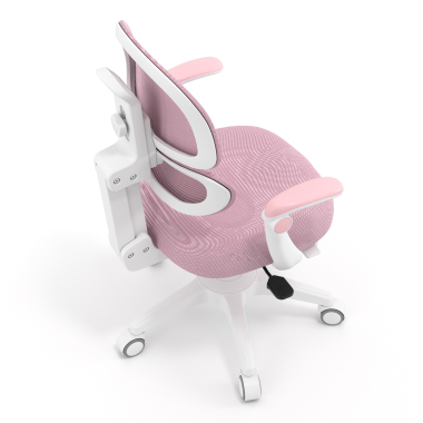 sedia scrivania per bambini rosa smartfit tessuto braccioli regolabili 2d 7