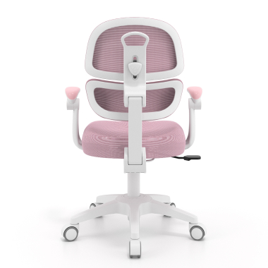sedia scrivania per bambini rosa smartfit tessuto braccioli regolabili 2d 6