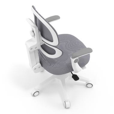 sedia scrivania per bambini grigio smartfit tessuto braccioli regolabili 2d 7