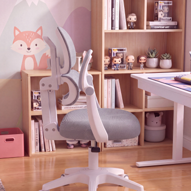 sedia scrivania per bambini grigio smartfit tessuto braccioli regolabili 2d 8