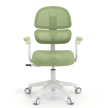 sedia scrivania per bambini verde smartfit tessuto braccioli regolabili 2d 4